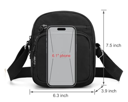 Collsants Small Crossbody Bags for Women Nylon Crossbody Purse Mini Shoulder Handbags3