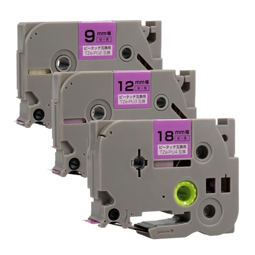 �y�G�R�X���z�u���U�[�p �s�[�^�b�`�݊� Tze�e�[�v ��/������ 9mm/12mm/18mm �e1�� (�S3��) TZe�e�[�v�݊� ���x�����C�^�[ P-TOUCH CUBE �s�[�^�b�`�L���[�u�Ή� TZe-PU