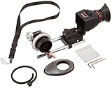 Kamerar QV-1 KIT LCD View Finder & Follow Focus Rods for Canon Nikon Sony DSLR Cameras