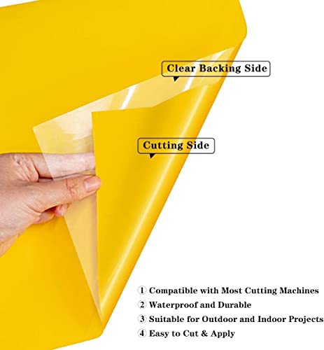 80 Pack Permanent Adhesive Vinyl Sheets -12” X 12” 35 Assorted Colors Permanent Vinyl For Cricut Machine, 70Pack (Matte & Glossy) Adhesive Vinyl For Cricut & 10 Pack Transfer Tape #TOP3