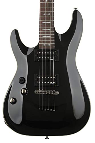 Guitares électriques SCHECTER GAUCHER OMEN 6 BLACK Electriques pour gauchers - Les Beatles, Paul McCartney, John Lennon, RIngo Starr, George Harrison Guitares électriques SCHECTER GAUCHER OMEN 6 BLACK Electriques pour gauchers