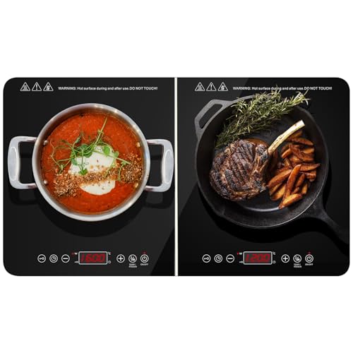 Double Induction Hob, Portable Induction Cooker,...
