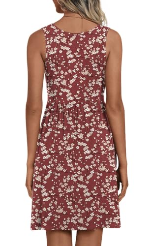 Image of CATHY 2026 Womens Casual Dress Summer Sleeveless Dresses V Neck Wrap Sexy Sundress with Pockets S-2XL