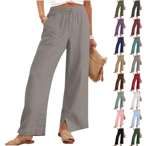GOHRSHA Linen Pants Women Summer Pants for Women Linen Pants