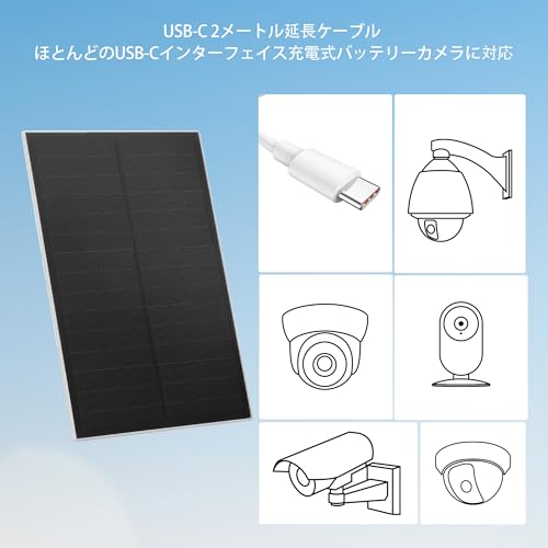 Nicesolar USBソーラーパネル 8W