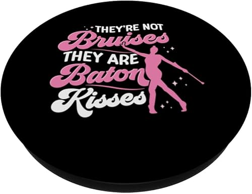 Miniatura 2 de Twirler Majorettes They are Baton Kisses Baton Twirling PopSockets Standard PopGrip