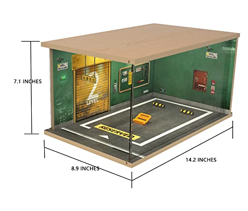 Caja Vitrina para Auto a Escala 1:18 con Luz LED miniatura 5
