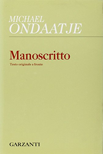 Manoscritto. Testo originale a fronte [Italian] 8811635306 Book Cover