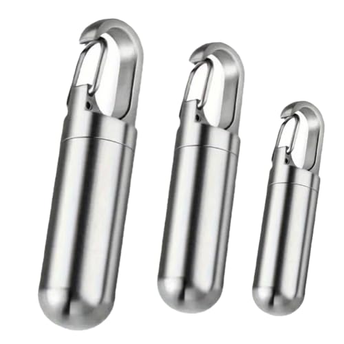 Boîte à pilules de camping extérieure étanche en inox portable