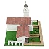 California Mission Santa Cruz – 3D Plaster Brick Model Kit, 1370 Pieces, Mini-Bricks Constructor, Realistic Diy Building Set, Stem Educational Architecture Toy for Teens & Adults, Scale 1:24 #2