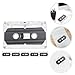 OSALADI Blank Cassette Tapes, 6pcs 30 Minute Blank Audio Recording Cassette Tape Empty Cassette Tape Recordable Tapes for Greeting Teaching, 11.00X7.00X2.00CM, (B0TUG4EIJS6ES07926JYN14K)