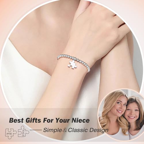 Image of Puzzle Bracelets for Women Girls, Birthday Mothers' Day Christmas Gifts for Granddaughter Niece Daughter sister Bestie