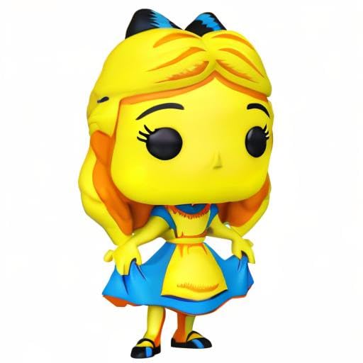Funko 56044 Pop! Disney: Alice in Wonderland - Alice Curtsying (Blacklight Exclusive) #1058 - Image 4