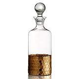 Fitz & Floyd Daphne Decanter, Gold