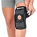 Mueller Sports Medicine Adjustable Hinged Knee Brace, Black/Gray, One Size Fits Most