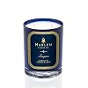 Harlem Candle Co Langston Luxury Candle 11 oz Blue Glass Jar Double Wick Soy Wax Gift Box Jasmine Sandalwood Nutmeg Cloves Vanilla Leather and Amber 80 Hour Burn