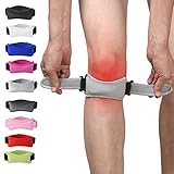 WOPOKY Patella Tendon Knee Strap, Knee Pain Relief for Torn Meniscus ACL MCL Arthritis Tendonitis, Knee Brace Support for Working Out Weightlifting Squats Running Jumpers Tennis. （2 Pack）