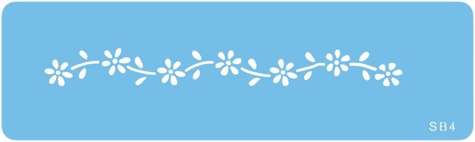 PMEPME SB4 JEM Daisy Chain Stencil, Blue