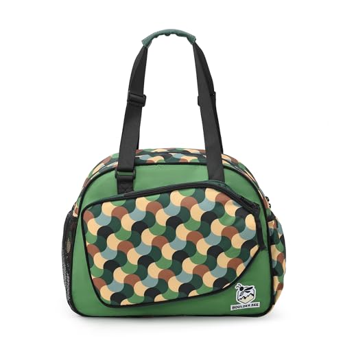 Image of Boulder Bee Pickleball Bags, Premium Pickleball Tote Bag for Girls, Women's Hand /Shoulder Gym Bag w Water Bottle Holder, with Pickleball Racquet /Paddle Holder