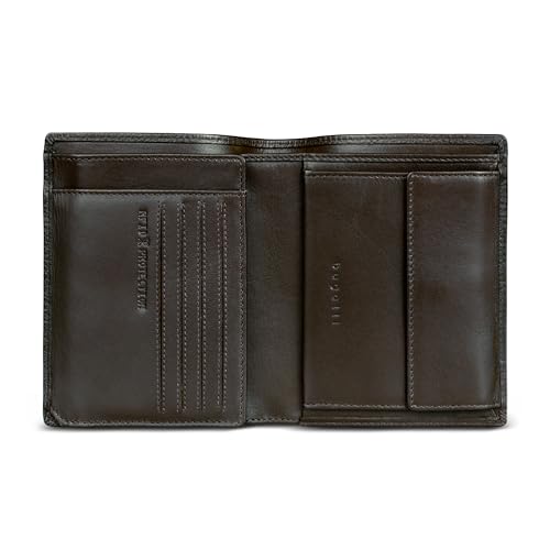 Portefeuille Bugatti Due en cuir marron avec rabat d'exception - 4