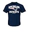NFL New England Patriots Men's Greatness Short Sleeve Basic Tee, Medium, Navy