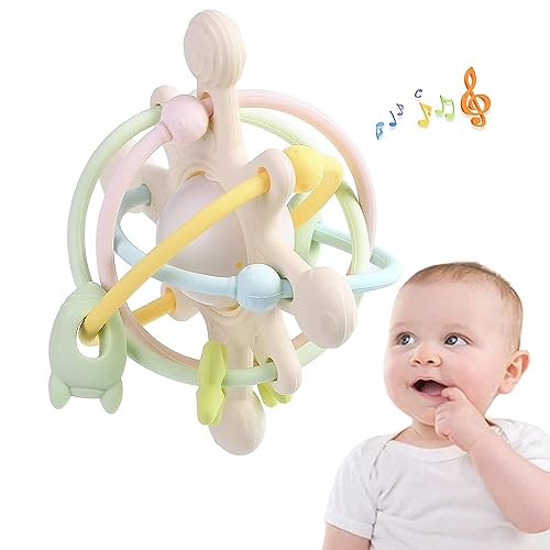 Image of DDMY Manhattan Baby Teething Toys - Silicone Sensory Teethers for Infants 0-12 Months