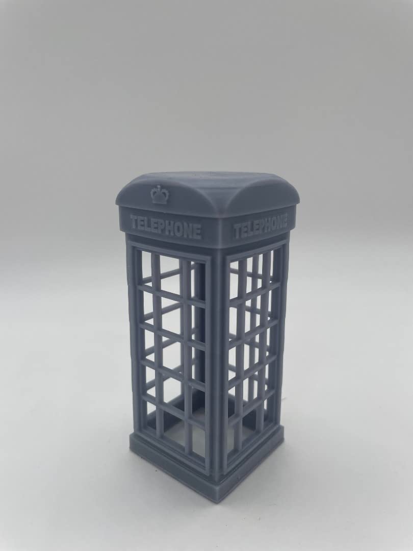 Greenhills Scalextric Carrera Slot Car 1:32 Scale Un-Painted UK Telephone Box - NEW - MACC934##x