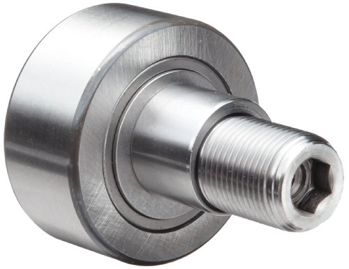 INA nukre90 Cam-Anhänger, Stud Typ, unversiegelte, Exzenter, metrisch, Stahl, der 90 mm Durchmesser, DER 35 mm Breite, 63 mm Ohrstecker Länge, 100 mm Länge, 30 mm Ohrstecker Durchmesser