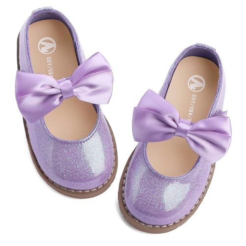 FUPPIA Chaussures habillées pour petite fille - Chaussures Mary Jane pour uniforme scolaire, fête de mariage - Décontractées et douces pour la marche,...