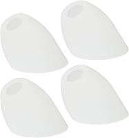 Vista 1 de CLISPEED Pantallas de luz de baño, 4 piezas, pantallas de repuesto inclinadas con forma de herradura, pantalla de lámpara de pie, cubiertas de luz