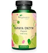 PapayaEnzymeVegavero|Inodore|Hautementdosé:2100mgdepapaïnepurepardosequotidienne|Enz...