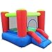 PicassoTiles KC106 8x7 Foot Junior Inflatable Bouncer, Kid Park, Jumping Bouncing House, Jump Slide Playhouse w/ 50 Pit Balls, 3 Sides Mesh Protection, and Heavy-Duty GFCI ETL Certified 385W Blower