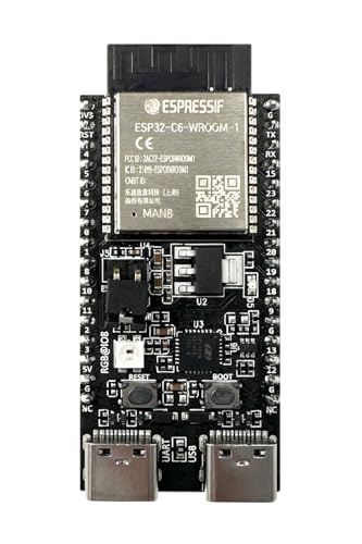 Image of ESP32-C6-DevKitC-1-N8 Development Board