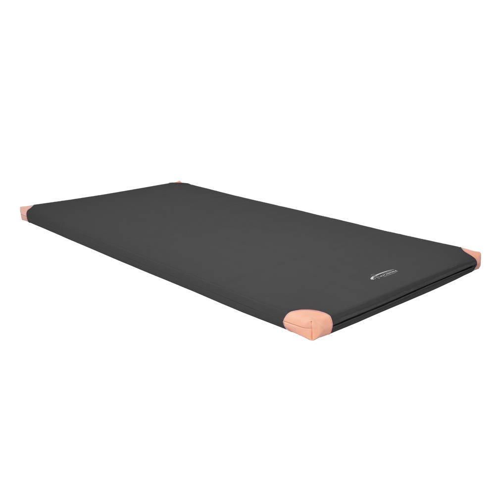 Grevinga KIMA RG22 Spiel- & Turnmatte – Sehr Weiche Gymnastikmatte mit Lederecken, 200 × 100 × 6 cm