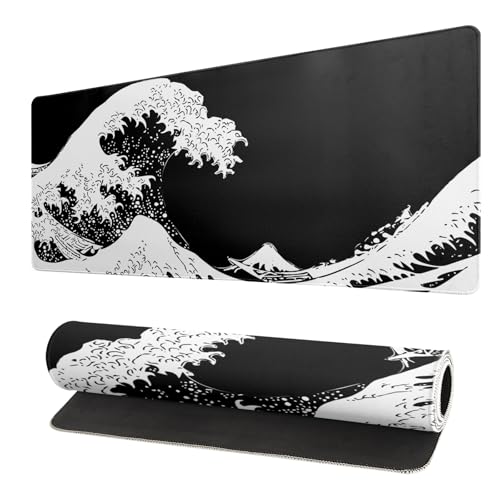 Tapis de souris japonais Kanagawa pour embellir votre bureau à la maison