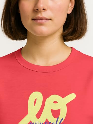Image of HELLCAT Mulitcolor Trendy Printed Body Fit T-Shirt for Women | Pack of 1 T-Shirt