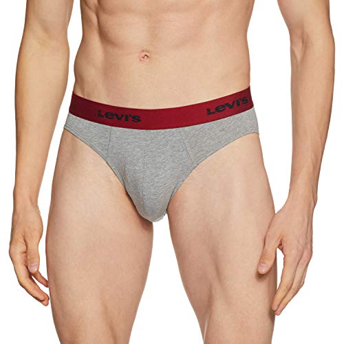 Image of Levi's Men Cotton 019 Classic Brief with Contoured Double Pouch, Tag Free Comfort & Smartskin Technology (Pack of 2)