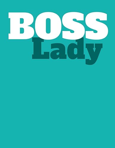 Boss Lady: 333 Lined Pages: Perfect for work, school, note-taking, dream diary, planning, travel, idea jotting, habit tracking, journaling: 8.5 x 11:: Color - Strong Cyan