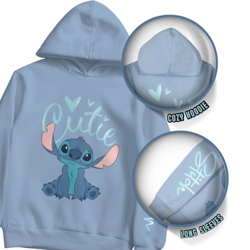 Sweat enfant Disney pull à capuche Stitch Minnie vêtement coton