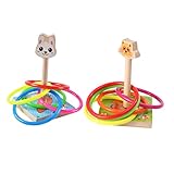 TOYANDONA Aros Dibujos De Animales Juguete De Aros para Jardín De Infantes Herramienta para Actividades De Casa o Patio