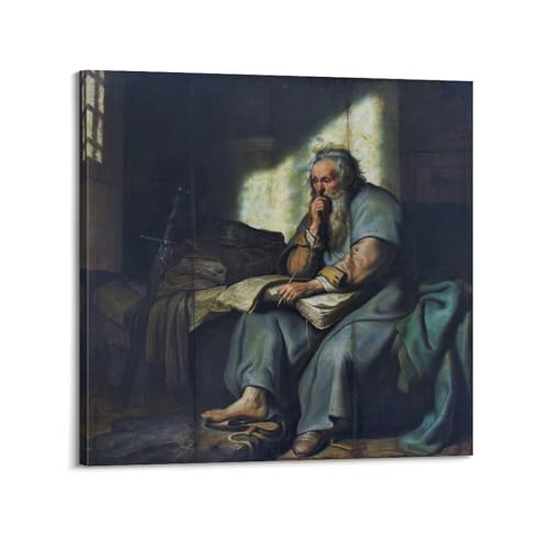 Toile St. Paul in Prison par Rembrandt : l'idée cadeau culturelle idéale