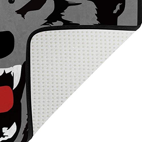 Tapis loup sauvage super doux et épais pour confort maximal - 5
