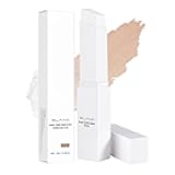 Color-Changing Foundation Stick with Brush for Women, Medium Coverage Lightweight Matte Finish Long Lasting Cream Foundation Makeup Stick for Concealer and Color Correction, 0.46 oz (#4 Medium)