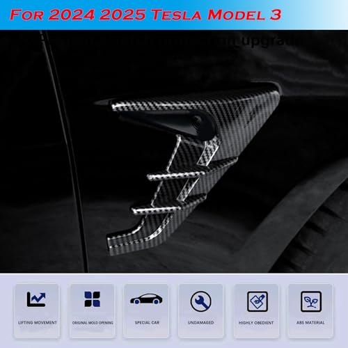 YHCDSEA for Tesla Model 3 Highland HW4.0 Side Camera Protection Cover-LT by yhcdsea - Used condition - Image 3