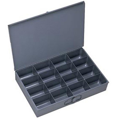 Durham 16-Compartment Extra Drawer Metal Case Storage Box - 202-95