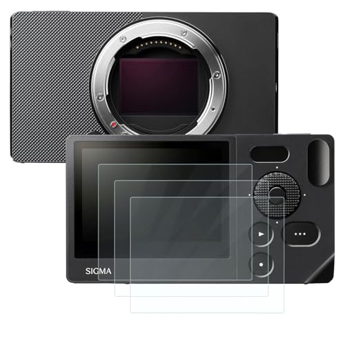 Protector de pantalla Sigma BF pack de 3 cristales templados HD para cámara