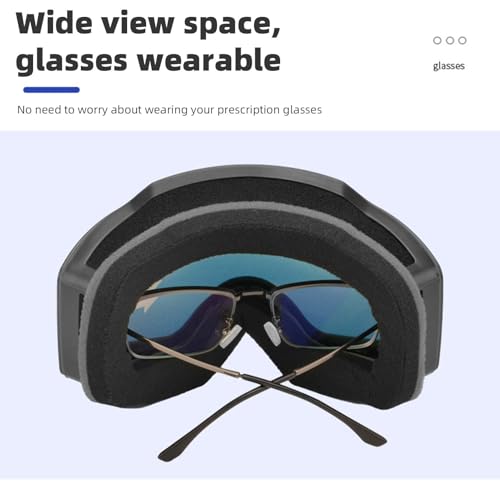 Lunettes de snowboard en matériel PC de qualité supérieure anti-impact - 3
