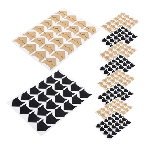 Cabilock Retro Charm Scrapbook Photo Corners 10 Sheets 240 Corner Stickers Self Adhesive for Photo Albums Journals