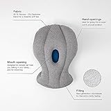 OSTRICH PILLOW ORIGINAL Travel Pillow for Airplane Flying - Travel Accessories for Head Support, Gift for Power Nap on Flight and Desk - Sleepy Blue