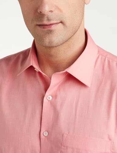 Image of Van Heusen Men Cotton Solid Regular Fit Shirt